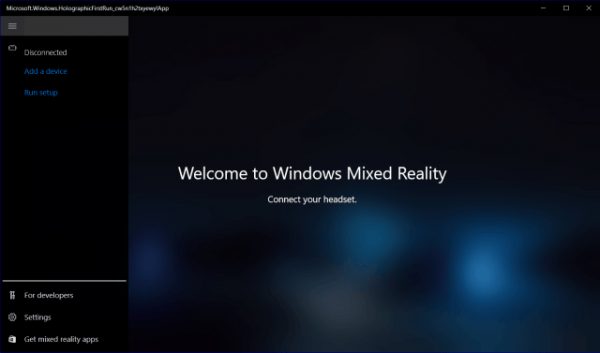 Welcome to Windows Mixed Reality